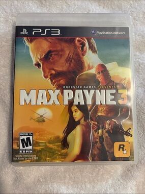 Rockstar Max Payne 3 (PS3) - Orange Cover Art